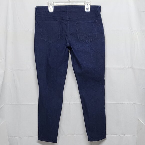 Old Navy Wow Super Skinny Jeans Womens Size 14 Midrise Darkwash Denim Pants - Picture 4 of 16